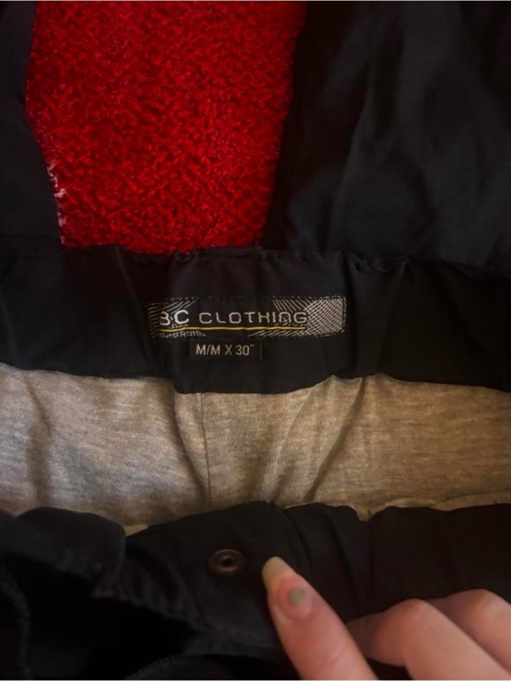 Vintage BC Clothing - Black Nylon Snowboarding/Ski Pants - Picture 4 of 6